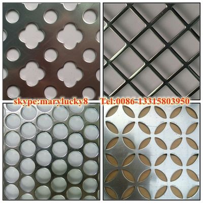 Stainless steel perforated metal /SS316 Perforated metal/4x8 stainless steel perforated sh