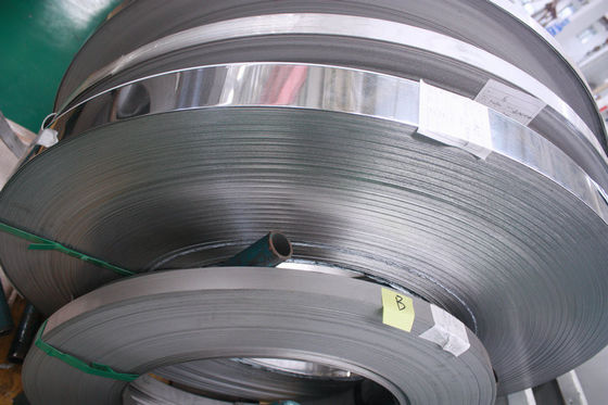 JIS / ASTM Mirror Finished Cold Rolled Stainless Steel Strips 201 HL Tisco Mill