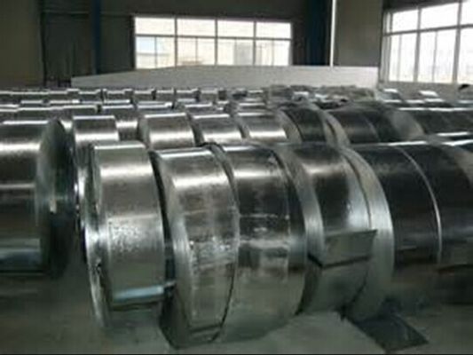 G550 Z275 Q195 Cold Rolled Steel Strip Galvanised / chromed Surface JIS 3302 / ASTM A653