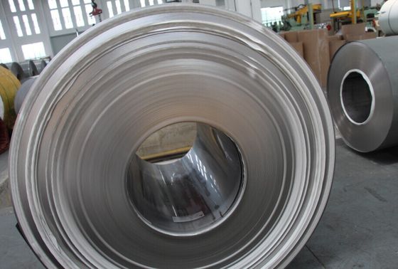 BS 1449 , DIN17460 , DIN 17441 Hot / Cold Rolled Steel Coil Strips 2B , BA Finish