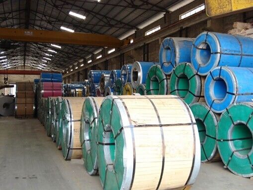 Stainless Cold Rolled Steel Coil Strips No1 , No2 , No4 , Hair Line with PVC Grade 304