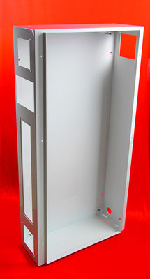 Powder Coated Stamp and Weld，Solder Stainless Steel Electronic Control Case / Cabinet For Carton Box Folding Machine