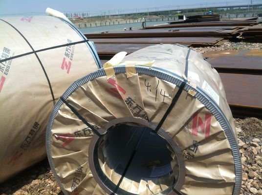 Grade 202 Stainless Steel Coils / Strips , 4-5% Nickel Quantity 0.1 mm to 30mm