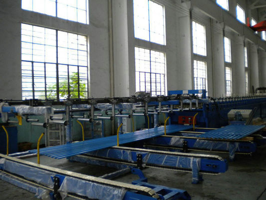 Automatic Roofing Roll Forming Machine Cold Rolled Steel Panel Forming Line