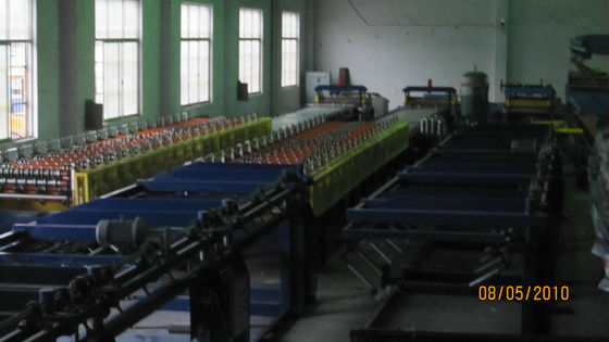Automatic Roofing Roll Forming Machine Cold Rolled Steel Panel Forming Line