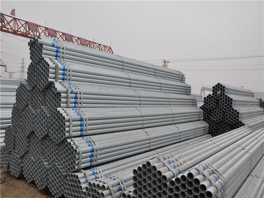 Hot Dip Galvanized Steel Carbon Pipe Schedule 40 Round Hollow Section BV SGS CE