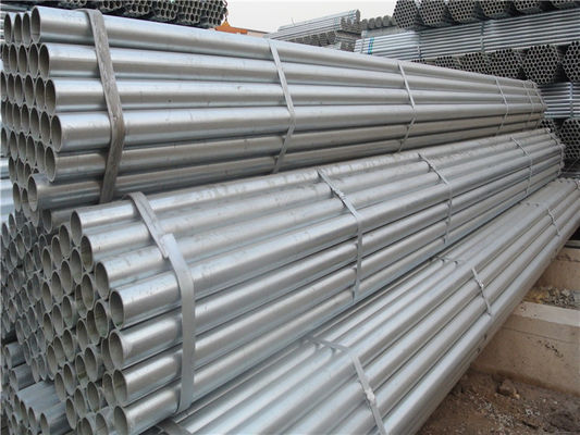 Hot Dip Galvanized Steel Carbon Pipe Schedule 40 Round Hollow Section BV SGS CE