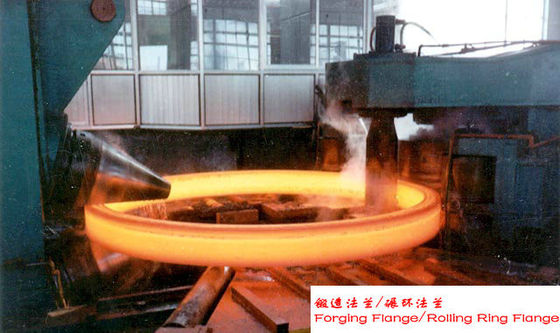Turbine Machinery 4140 Gear Forging 5M Hot Forged Steel Flange Outer Ring
