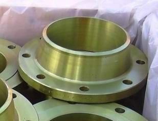EN1092-1 TYPE 11 Cast Steel Flanges With Yellow Paint For Shipbuilding Sectors