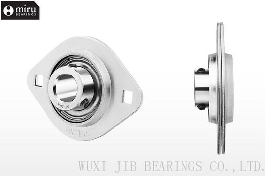 100Cr6 Steel Flange Ball Bearing Unit  SBPFL201 - SBPFL207  C0 / C3 , Pillow Block Bearings