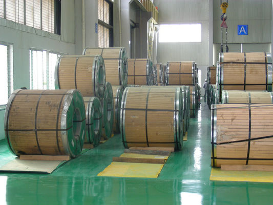 Embossing Cold Rolled Stainless Steel Coils 304 / 201 Bright Finish