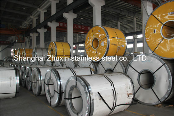hot Rolled 304L Stainless Steel Coil with 2D 2B Hairline Surface , 6mm Thin Wall steel sheet