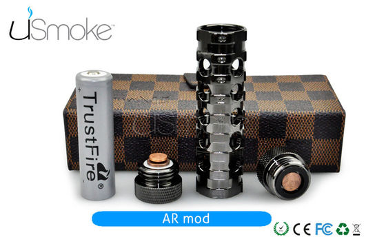 304 Stainless Steel Black AR Mod Mechanical Mod E Cig , Top Quality AR Mod Clone
