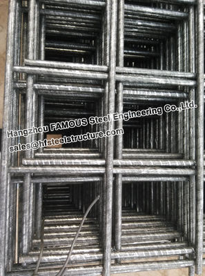 Steel Reinforcing Rectangular Wire Mesh Concrete Structure Buldings