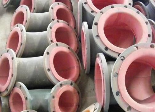 Durable Rubber Bends Industrial Rubber Products With Steel Flanges