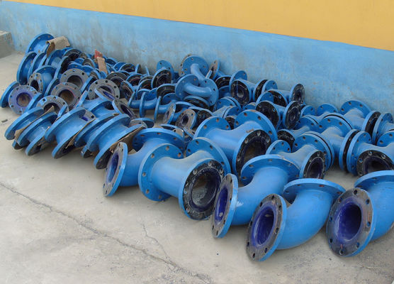 Durable Rubber Bends Industrial Rubber Products With Steel Flanges
