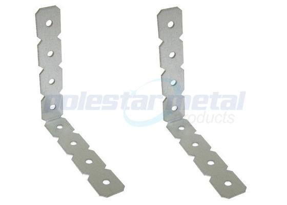 600mm Length Carbon Steel / Aluminium / Stainless Steel Angle Brackets