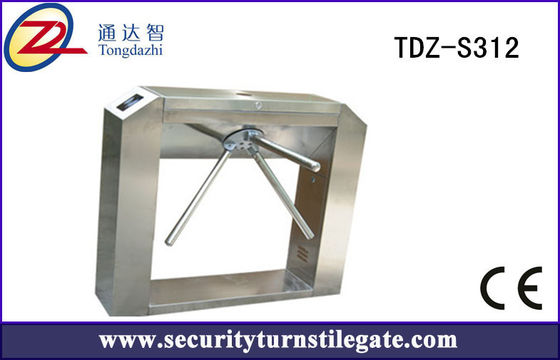 304 stainless steel Bi - directional Tripod Turnstile Gate Systems with CE approved