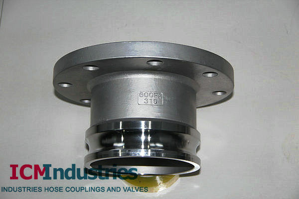 Stainless Steel flanged camlock couping FLA ( Flange x Adaptor)