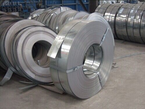 G550 Z275 Q195 Cold Rolled Steel Strip Galvanised / chromed Surface JIS 3302 / ASTM A653