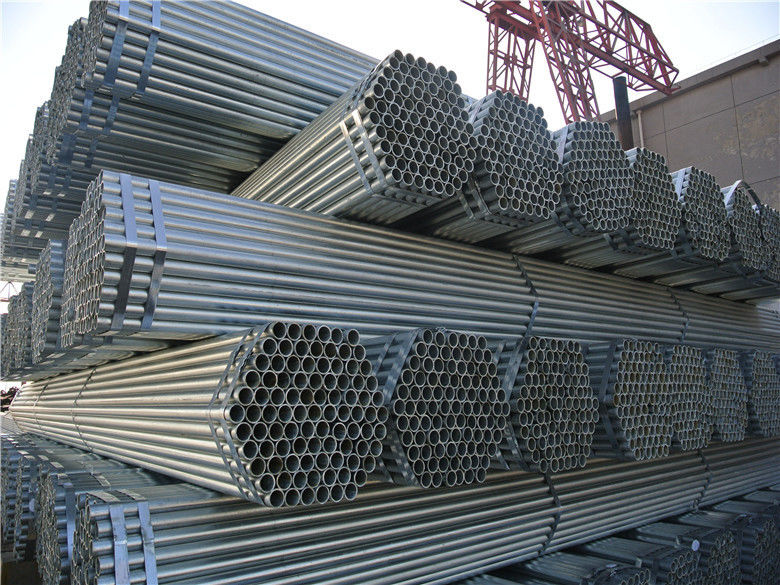 Hot Dip Galvanized Steel Carbon Pipe Schedule 40 Round Hollow Section BV SGS CE