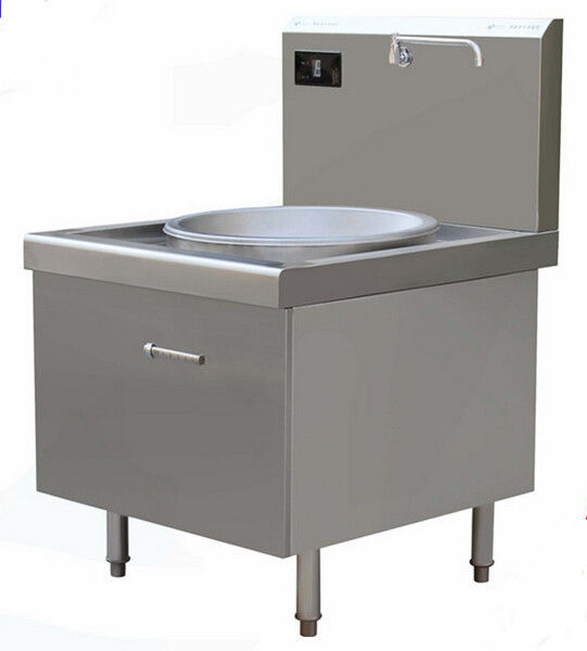 15000W High Power Stainless Steel Commercial Induction Cooker With Big Wok