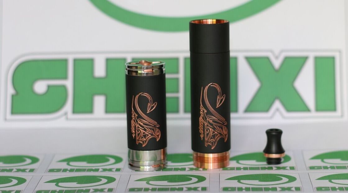 2.0ml red copper Stingray Mechanical Mod E Cig with 304 Stainless Steel Ring