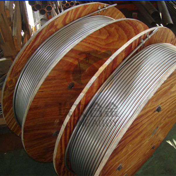 Stainless steel coiled tubing extra long with max length up to 1000 meters PED/DNV/BV cert