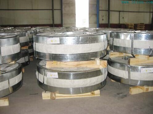 G550 Z275 Q195 Cold Rolled Steel Strip Galvanised / chromed Surface JIS 3302 / ASTM A653