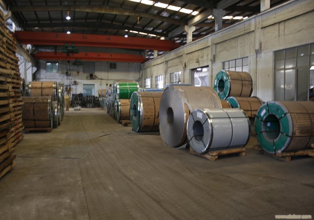 1219mm 1500mm width stainless steel coils 8K PVC coated surface 321 SS  coil