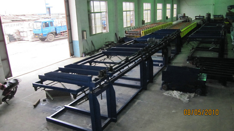 Automatic Roofing Roll Forming Machine Cold Rolled Steel Panel Forming Line
