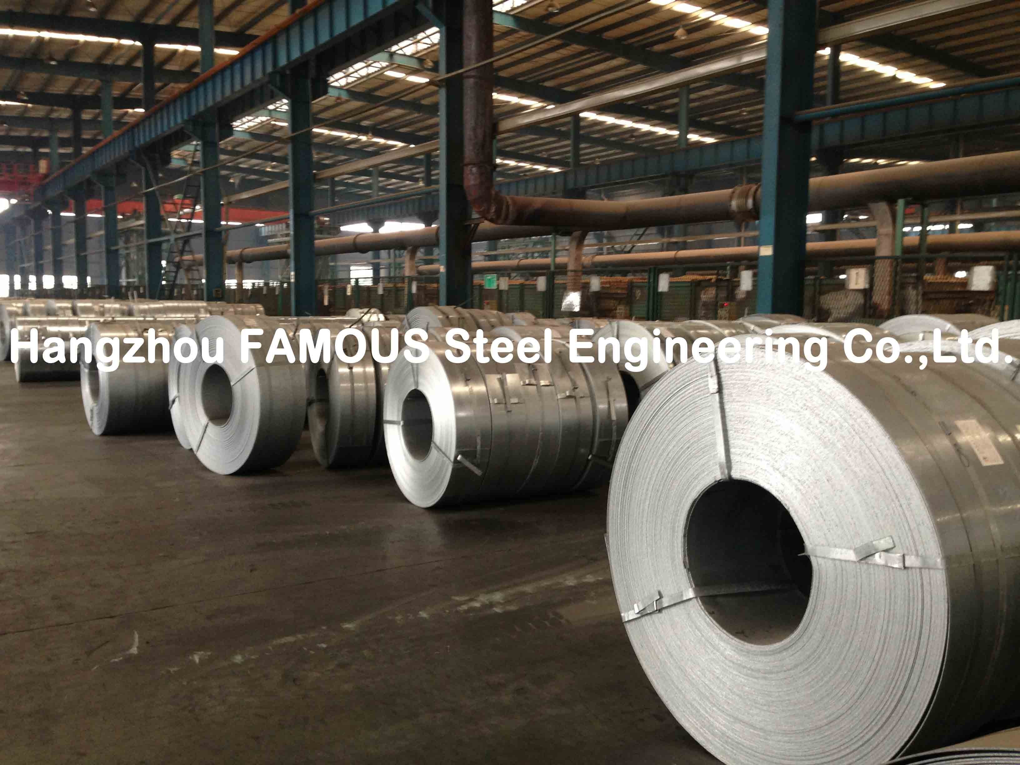 Cold Rolled Hot Dipped Galvanized Steel Strip Galvanized Steel Coil 600mm - 1500mm Width