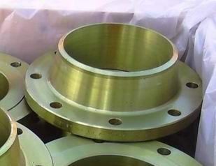EN1092-1 TYPE 11 Cast Steel Flanges With Yellow Paint For Shipbuilding Sectors