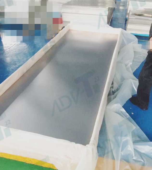 Unalloyed Titanium Cold Rolling Coil Sheet Metal Wate Jet Cutting
