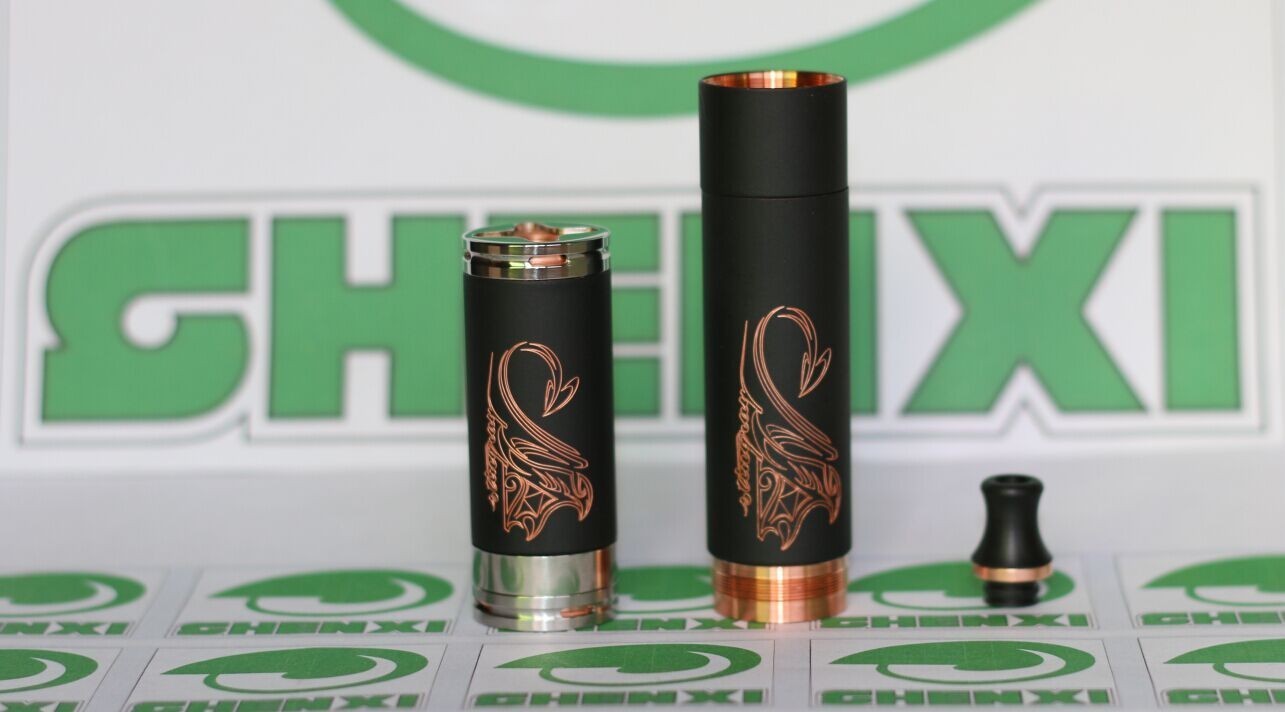 2.0ml red copper Stingray Mechanical Mod E Cig with 304 Stainless Steel Ring