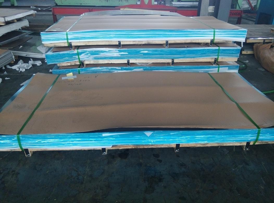 316L 0.5 - 3.0mm 4x8 stainless steel sheet 2B surface finished , NO.4 finished