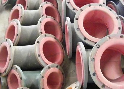 Durable Rubber Bends Industrial Rubber Products With Steel Flanges